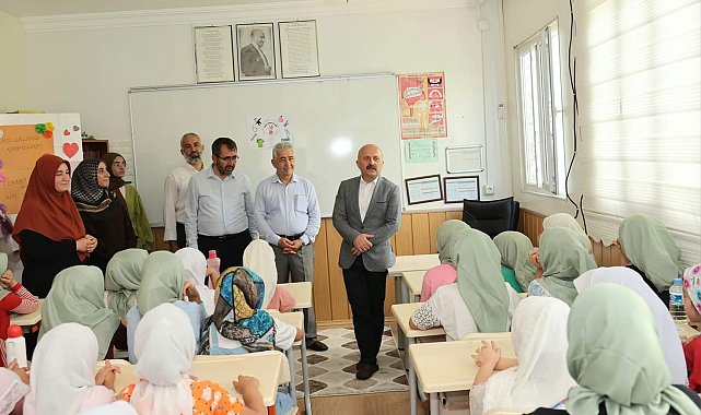 Vali Varol, kız Kur'an kursunu ziyaret etti