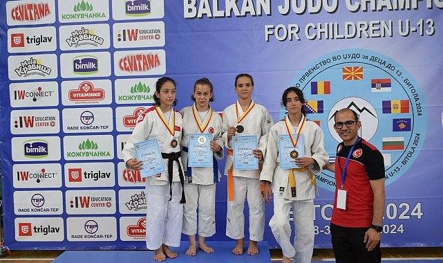 Vanlı judocular Makedonya'dan şampiyonlukla döndüler