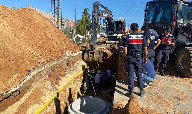 Velimeşe OSB'deki göçükte 1 işçi hayatını kaybetti