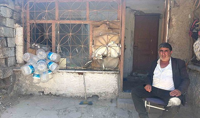 Yalnız yaşayan vatandaşın zorlu hayatı