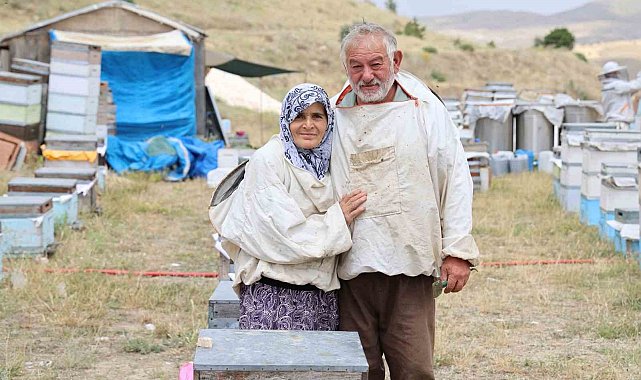 Yarım asırdır arıcılık yapan çift, 5 çocuk büyütüp evlendirdi