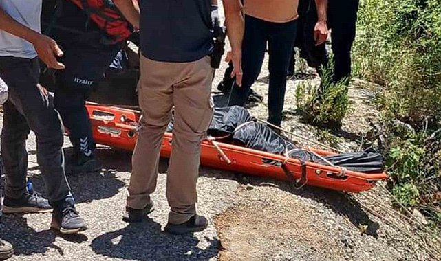 Yayla yolunda uçuruma yuvarlanan kamyonetin sürücüsü hayatını kaybetti
