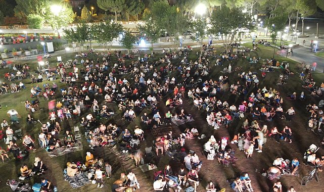 Yazın keyfi Aydın Büyükşehir Belediyesi Tekstil Park'ta yaşanıyor