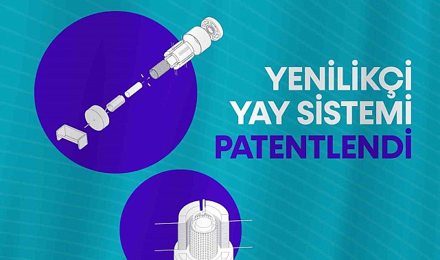 Yenilikçi yay sistemi patentlendi