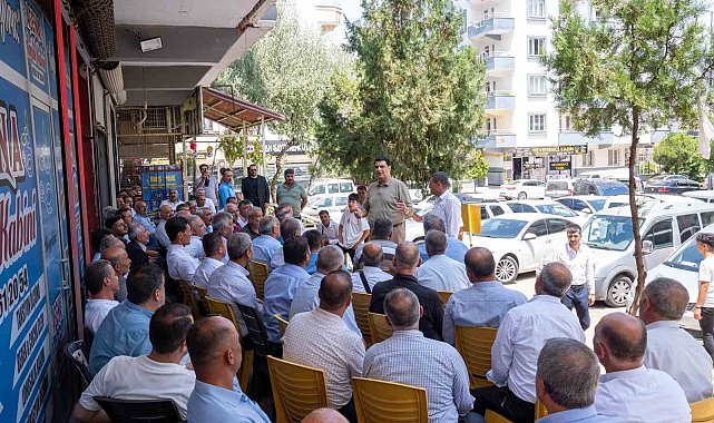 Yılmaz, muhtarlarla buluştu