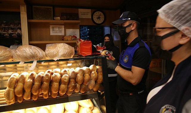 Zabıta ekiplerinden fırınlara şafak vakti denetim