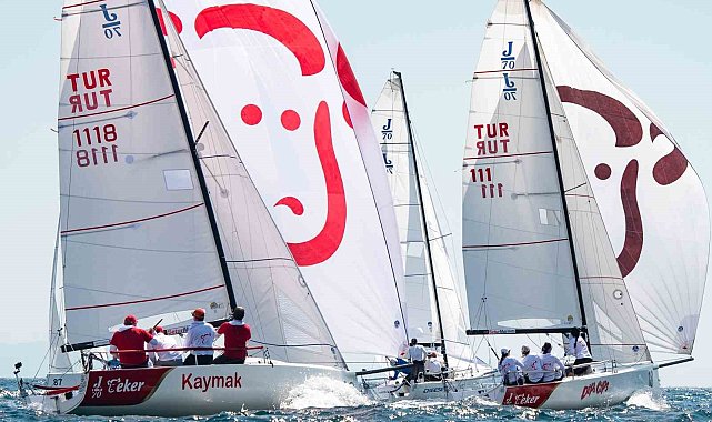 12. TAYK Slam-Eker Olympos Regatta Yelken Yarışları'nda, J70 sınıfı yarışları tamamladı