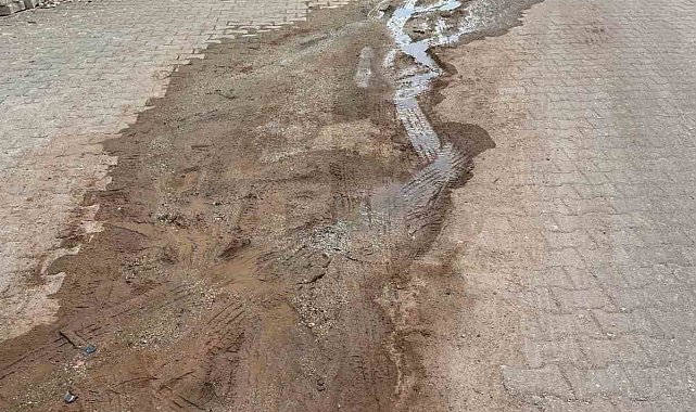 15 gündür boşa akan su vatandaşların tepkisine neden oldu