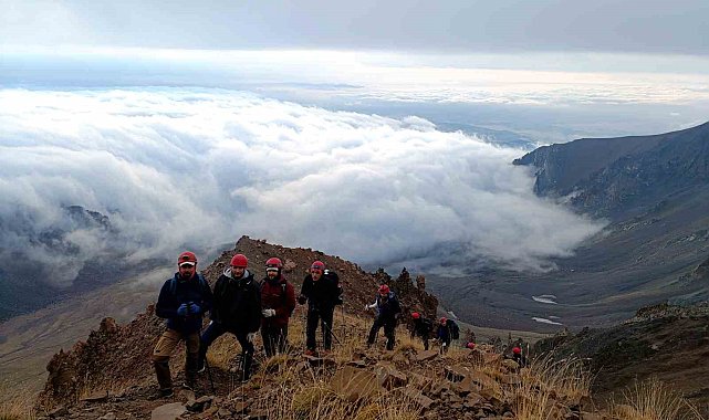 2024 Avrupa Spor Şehri Kayseri'de 'Erciyes Zirve Tırmanışı'