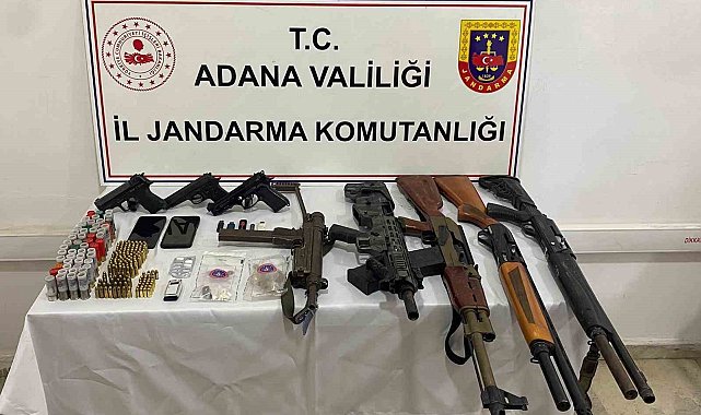 Adana'da silah kaçakçılığı operasyonu
