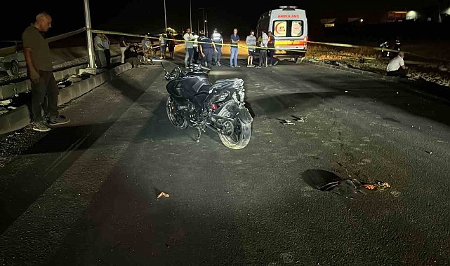 Adıyaman'da motosiklet devrildi: 1 ölü