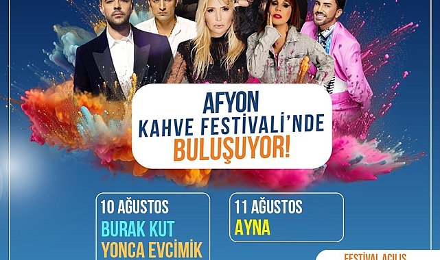 Afyon Kahve Festivali'nde 90'lar rüzgârı esecek