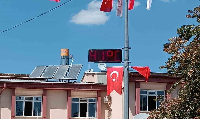 Afyonkarahisar'da hava sıcaklığı 41 dereceye çıktı