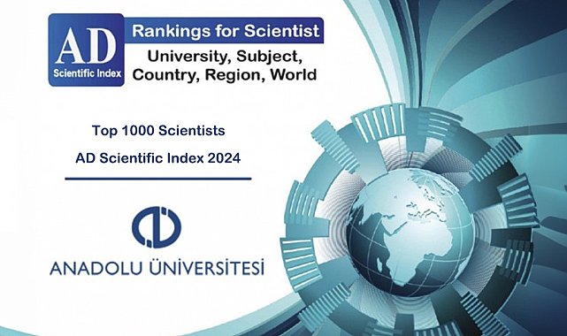 Anadolu Üniversitesi'nin birçok öğretim üyesi 12 farklı alandaki sıralamada yer aldı
