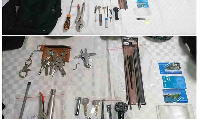 Ankara'da evlere ve dükkanlara giren hırsızlar kamerada