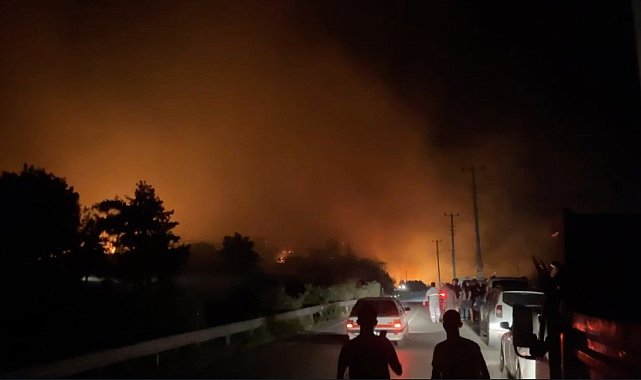 Antalya'da orman yangını