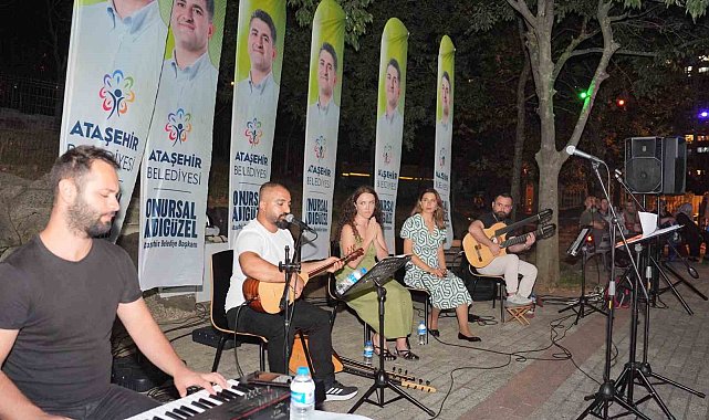 Ataşehir'de "Parklarda Müzik Var" rüzgarı