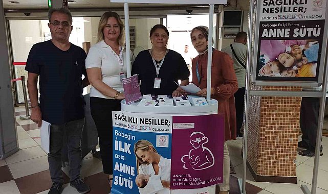 Aydın Devlet Hastanesi'nde Dünya Emzirme Haftası etkinliği