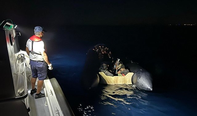 Aydın'da 46 düzensiz göçmen kurtarıldı