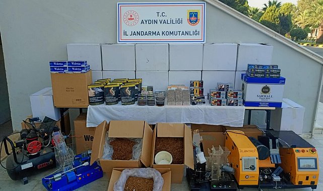 Aydın'da 79 şüpheli yakalandı, tonlarca kaçak ürün ele geçirildi