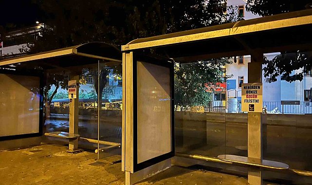 Aydın'da İsrail'e pankartlı protesto