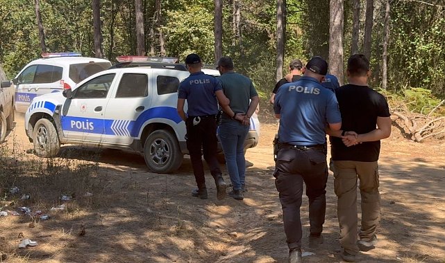 Aydos Ormanlarında piknikçilere dronlu ve UTV'li denetim