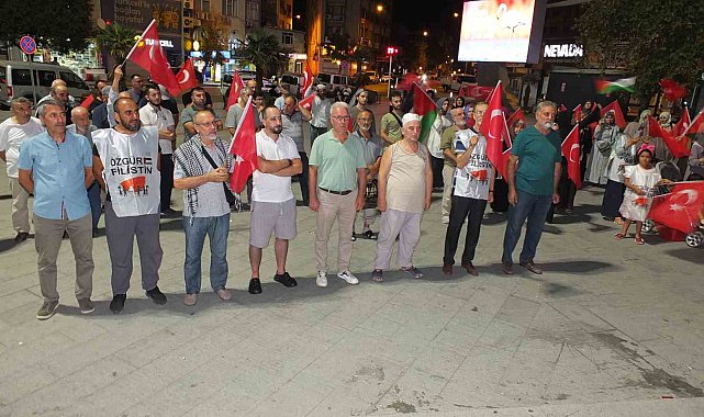 Balıkesir'de Filistin'e destek mitingi düzenlendi