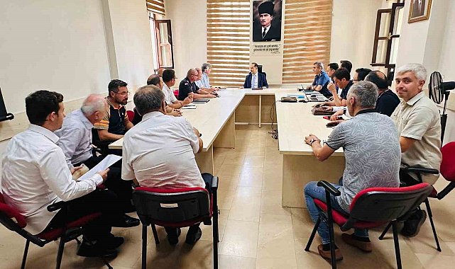 Bandırmaspor'un ilk maçı öncesi güvenlik toplantısı gerçekleştirildi