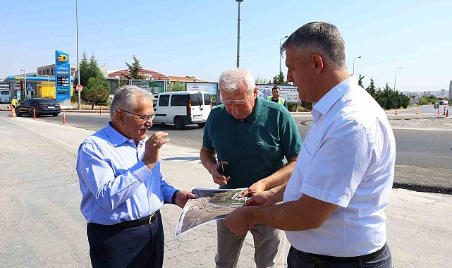Başkan Büyükkılıç: "Geceleri çalışıyor, gündüzleri trafiğe açıyoruz"