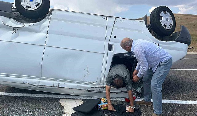 Başkan Kılıç'tan kazazedeye yardım eli