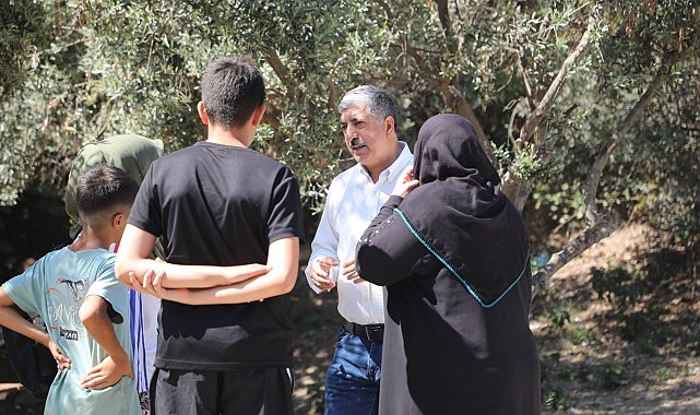 Başkan Ömeroğlu vatandaşlarla bir araya geldi