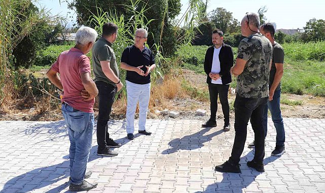 Başkan Tetik saha çalışmalarını yerinde inceledi