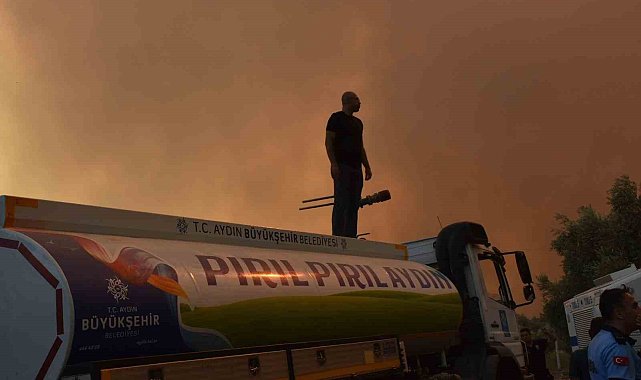 Başkan Zencirci'den yangın bölgelerinde gece mesaisi