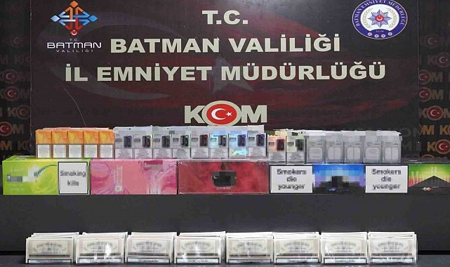 Batman'da gümrük kaçağı 200 paket sigara ele geçirildi