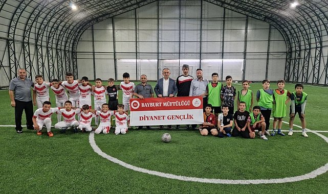 Bayburt'ta yaz Kur'an kursları arası futbol turnuvasının finali yapıldı