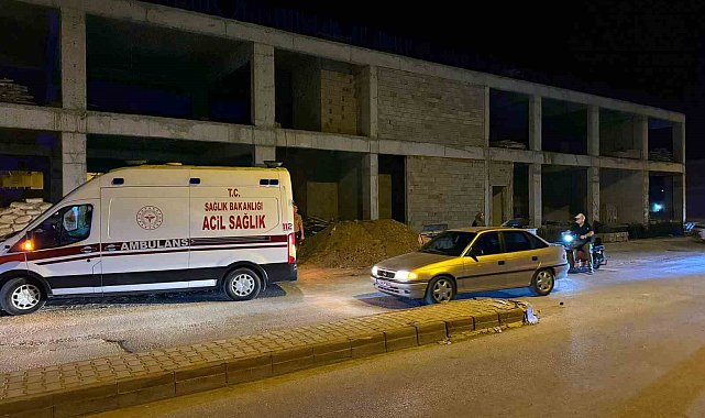 Bekçilik yaptığı inşaattan düşerek yaralandı