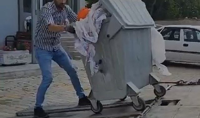 Belediyeye kızan vatandaşın ilginç protestosu