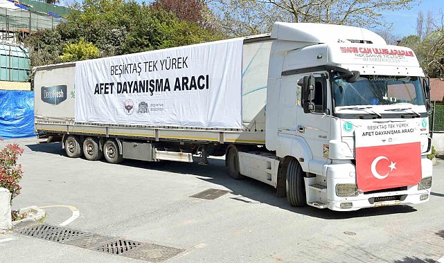 Beşiktaş Belediyesi depremzedelerin yaralarını sarmaya devam ediyor