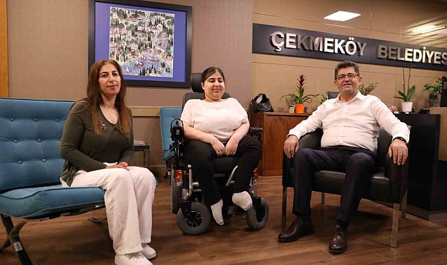 Bir buçuk yıl sonra sokağa çıktı, ilk ziyareti Başkan Çerkez'e oldu