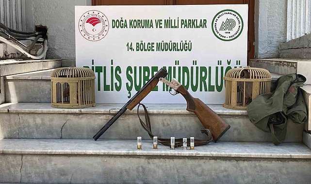 Bitlis'te keklik avlayan 1 kişiye 36 bin 412 lira para cezası uygulanacak