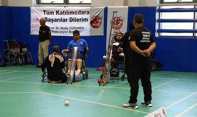 Boccia Türkiye Şampiyonası başladı