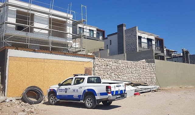 Bodrum'da inşaat yasağı denetimleri sıkılaştırıldı: Üç ayda 393 firmaya 806 bin lira ceza
