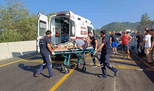 Bolu Dağı'nda feci kaza: Tır sürücüsü yanarak can verdi, 7 kişi yaralandı