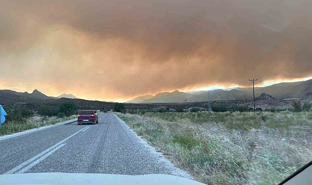 Bolu'daki orman yangını Eskişehir il sınırına yaklaştı
