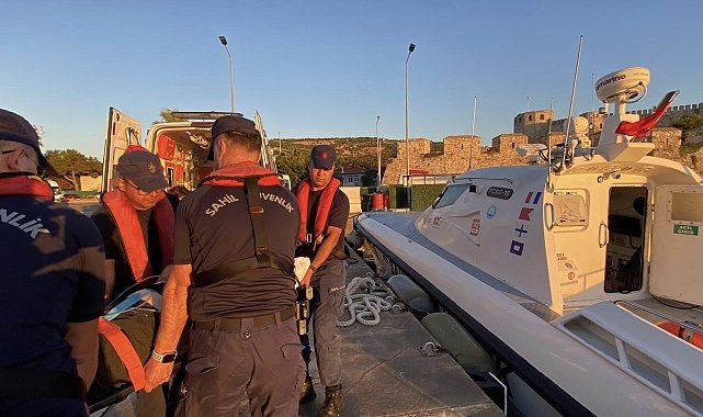 Bozcaada'da rahatsızlanan vatandaşın tıbbi tahliyesi gerçekleştirildi