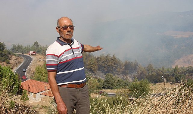 Bozdoğan alevlere teslim: "Canımızı, malımızı zor kurtardık"