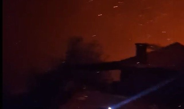 Bozdoğan yangını yerleşim yerlerini tehdit ediyor