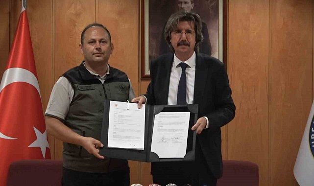 Bursa Uludağ Üniversitesi'nde yanan alanların ağaçlandırılması için protokol imzalandı