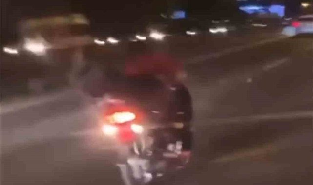 Bursa'da motosiklet sürücüsü canını böyle hiçe saydı