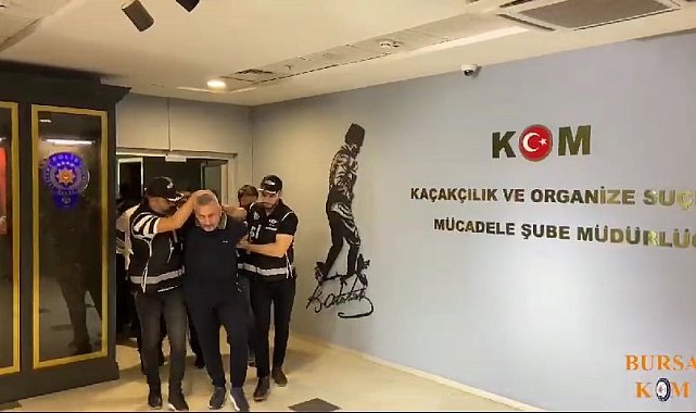 Bursa'da suç örgütü çökertildi...Elebaşının malikanesi dikkat çekti